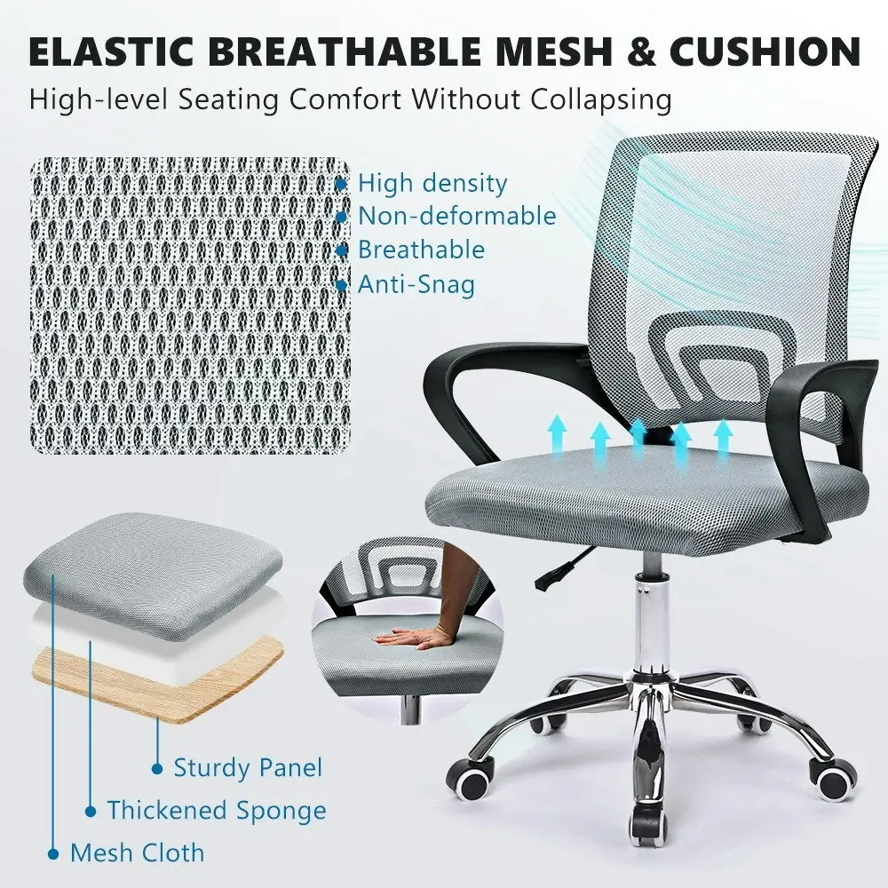 Furb Mesh Office Chair Adjustable Swivel Executive Ergonomic Chair for Office