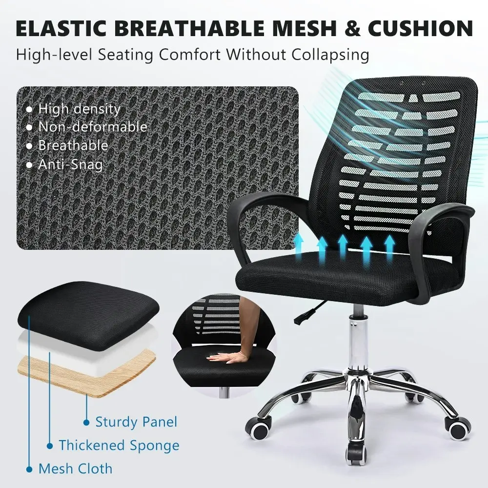 Furb Office Chair Height Adjustable Mesh Office Chair 360¡ã-Swivel Desk Chair