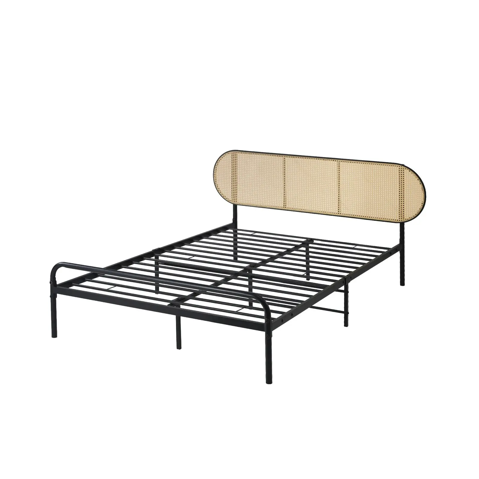 Oikiture Bed Frame King Single Size Metal Bed Platform VINY