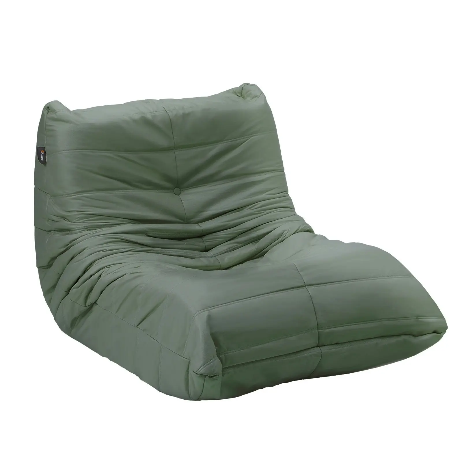 Oikiture Floor Sofa Accent Chair Lazy Couch Lounge Green