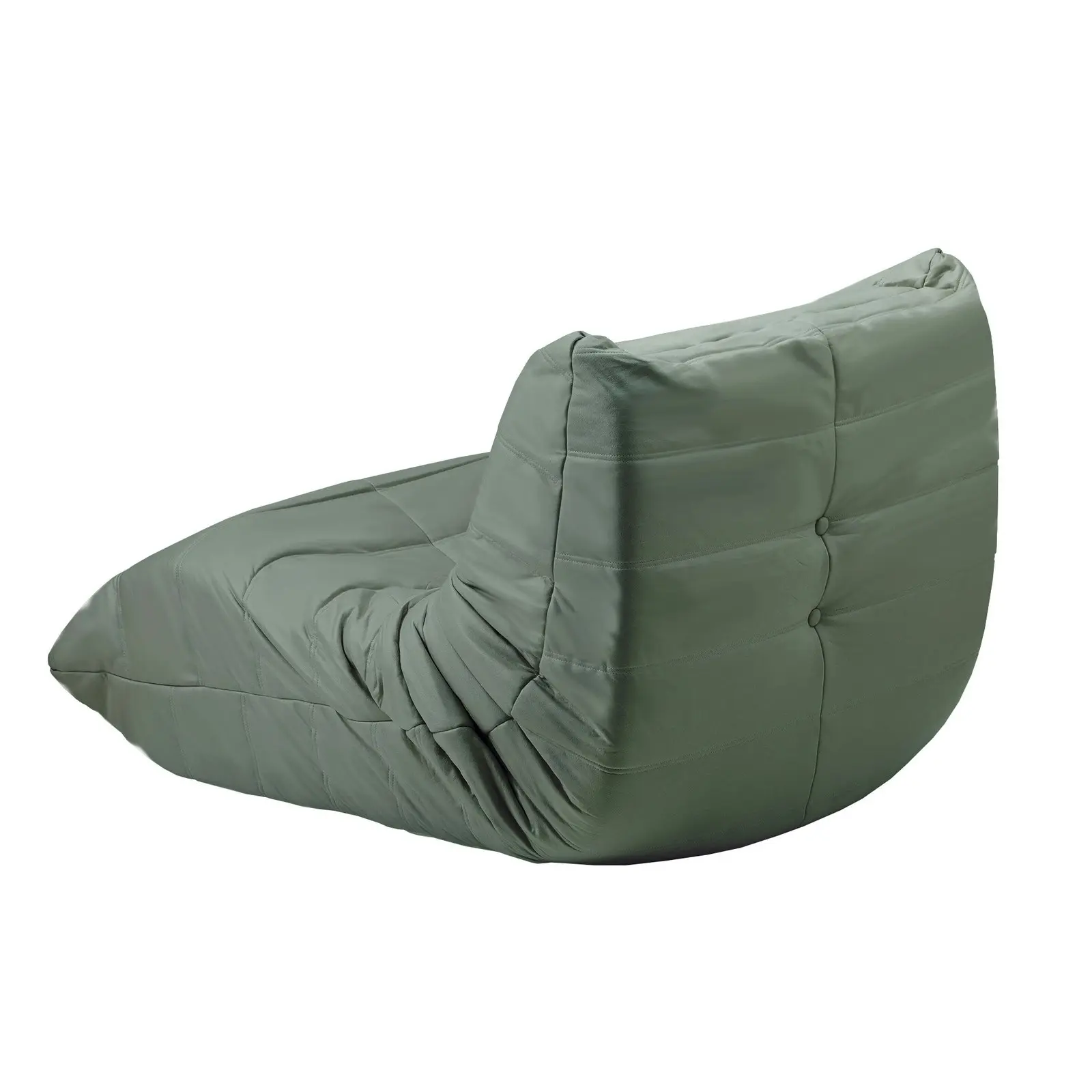 Oikiture Floor Sofa Accent Chair Lazy Couch Lounge Green