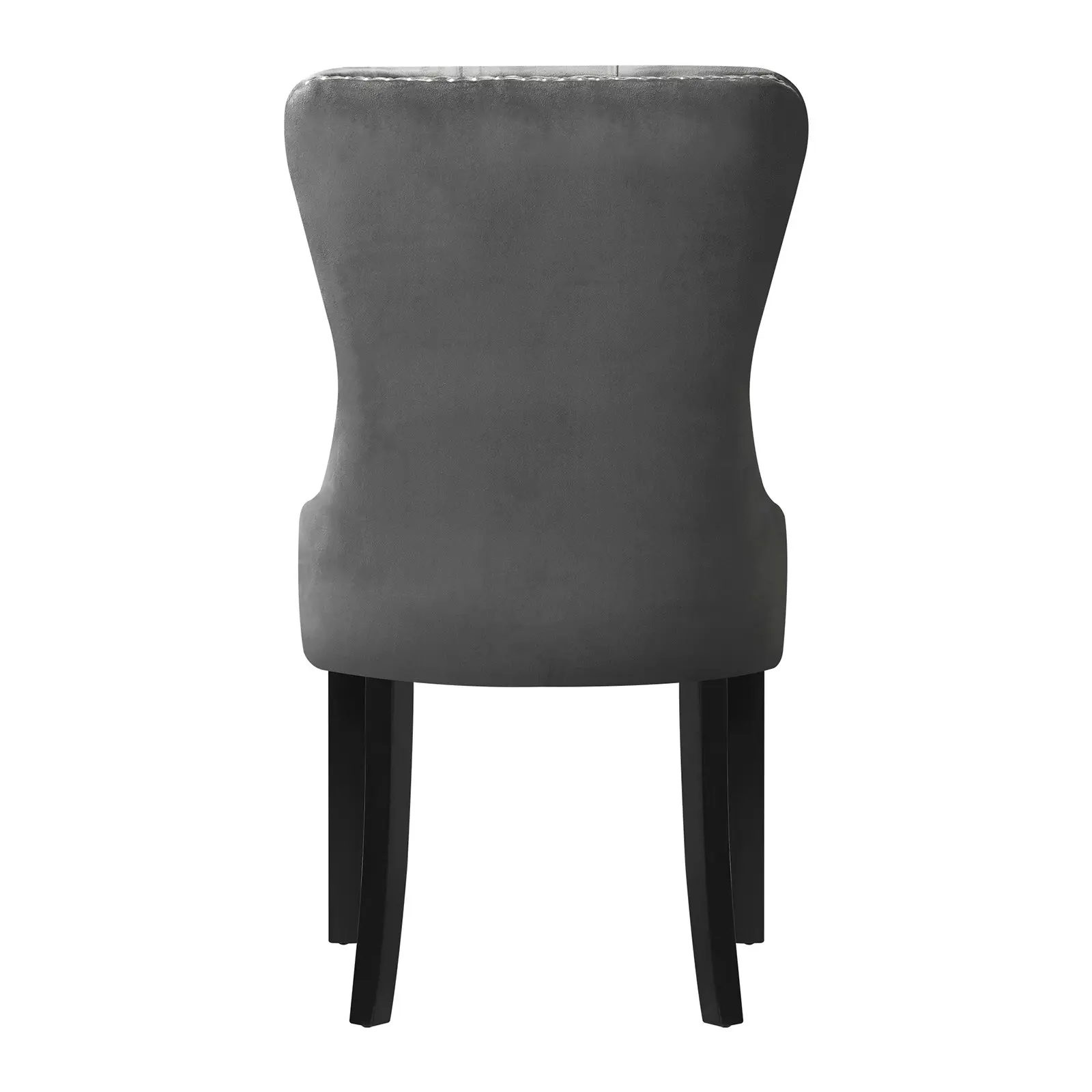 Oikiture 6x Velvet Dining Chairs Upholstered French Provincial Tufted Grey