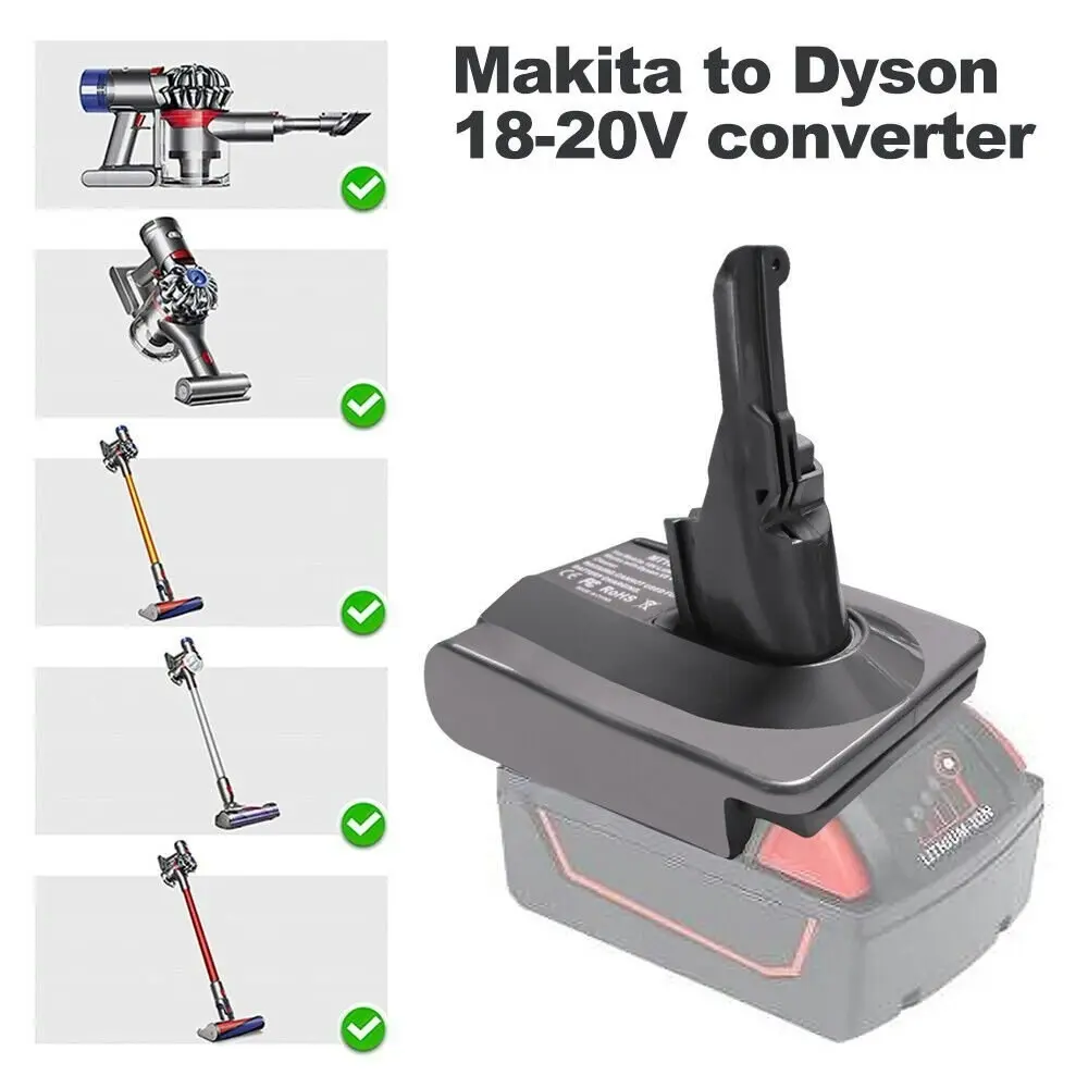 Makita 18V To Dyson V7 & V8 Compatible Battery Converter / Adapter