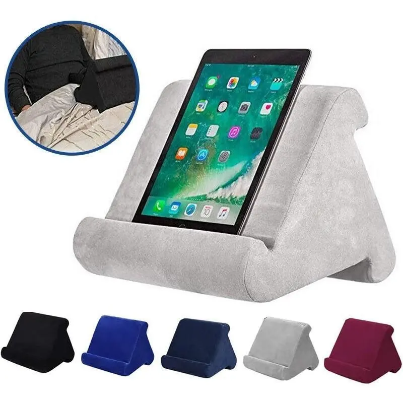 Tablet Pillow Stands For iPad Book Reader Holder Rest Laps Reading Cushion