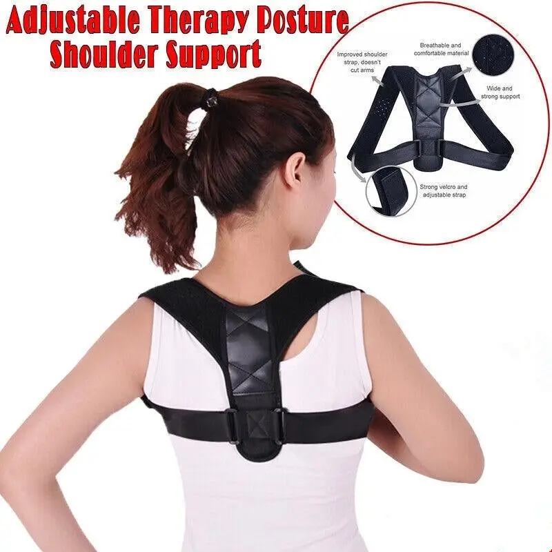 Posture Clavicle Support Corrector  Straight Shoulders Brace Strap Correct Au