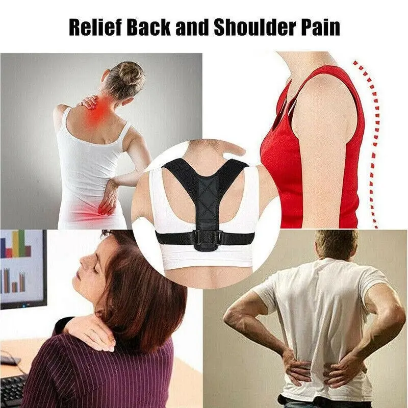 Posture Clavicle Support Corrector  Straight Shoulders Brace Strap Correct Au