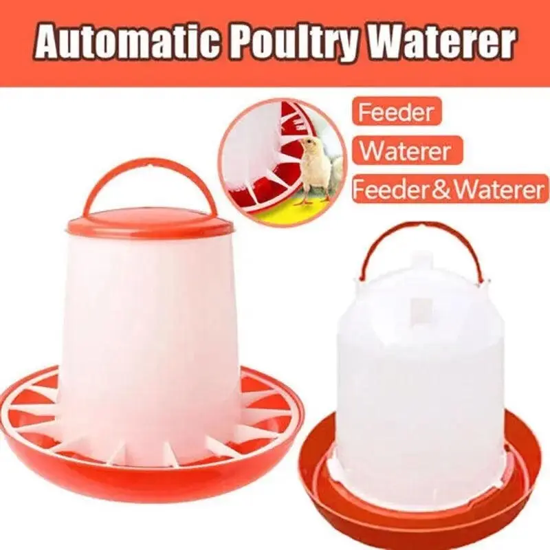 Automatic Chicken Bird Chook Poultry Feeder Drinker Chicken  Poultry Waterer Au