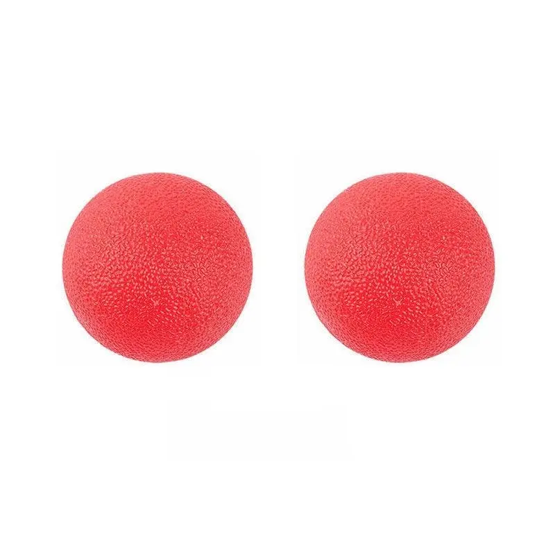 2Pcs Solid Training Rubber Ball Pet Puppy Dog Chew Play Fetch Bite Toy