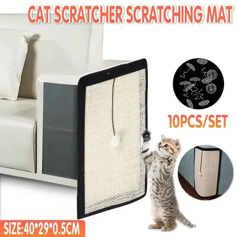 40Cm Cat Scratcher Scratching Mat Board Sofa Scratch Bed Toy Pad Post Protector