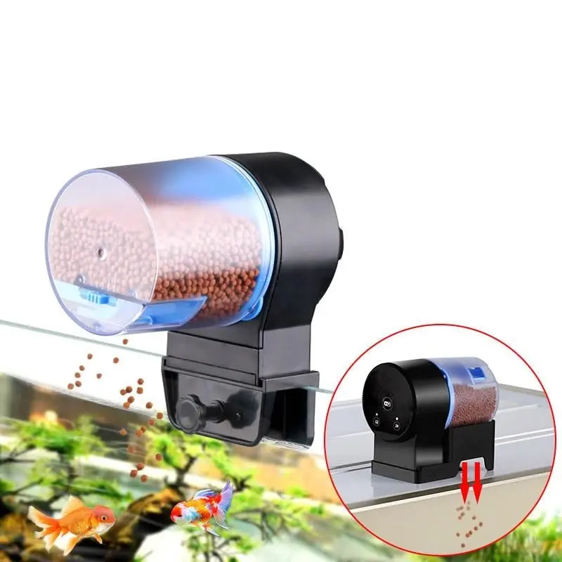 Adjustable Auto Fish Feeder Feeding Aquarium Tank Automatic Food Dispenser Timer