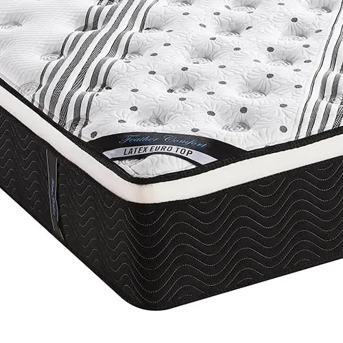 Exclusive Latex Euro Top Individual Pocket Spring Medium Firm 33cm Thick Queen Mattress