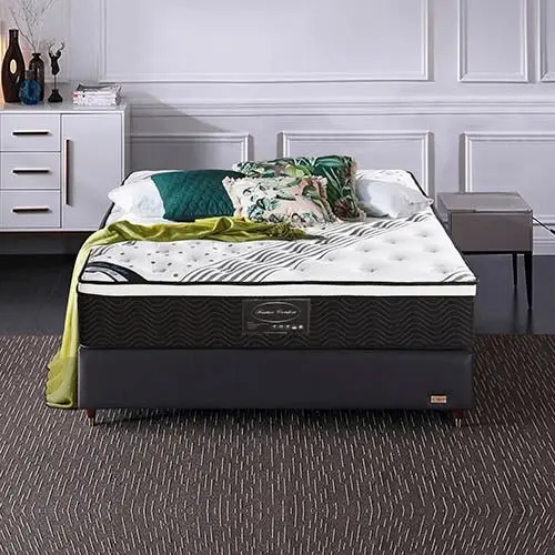 Exclusive Latex Euro Top Individual Pocket Spring Medium Firm 33cm Thick Queen Mattress