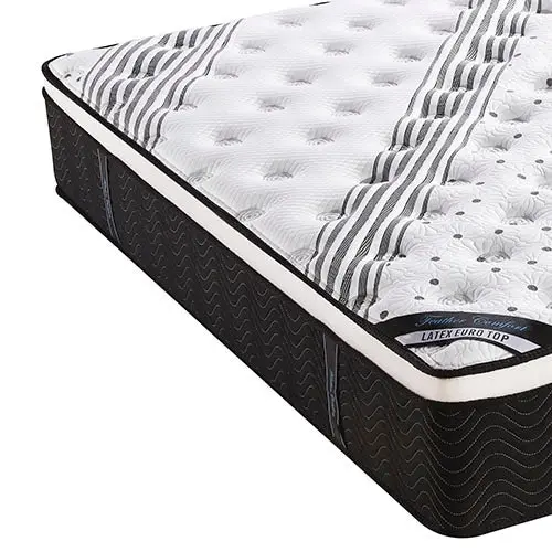 Exclusive Latex Euro Top Individual Pocket Spring Medium Firm 33cm Thick Queen Mattress