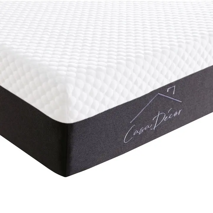 Casa Decor Memory Foam LuxSleep Mattress Cool Gel 25cm Depth Medium Firm