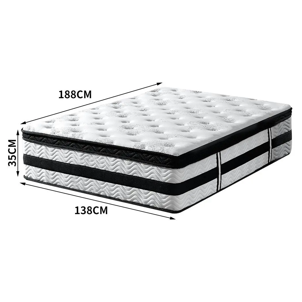 35CM Thickness Euro Top Egg Crate Foam Mattress in Double Size