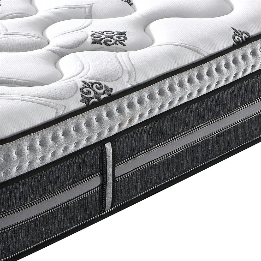 Gel Memory Foam 5 Zone Pocket Coil Deep Quilting Plush Mattress