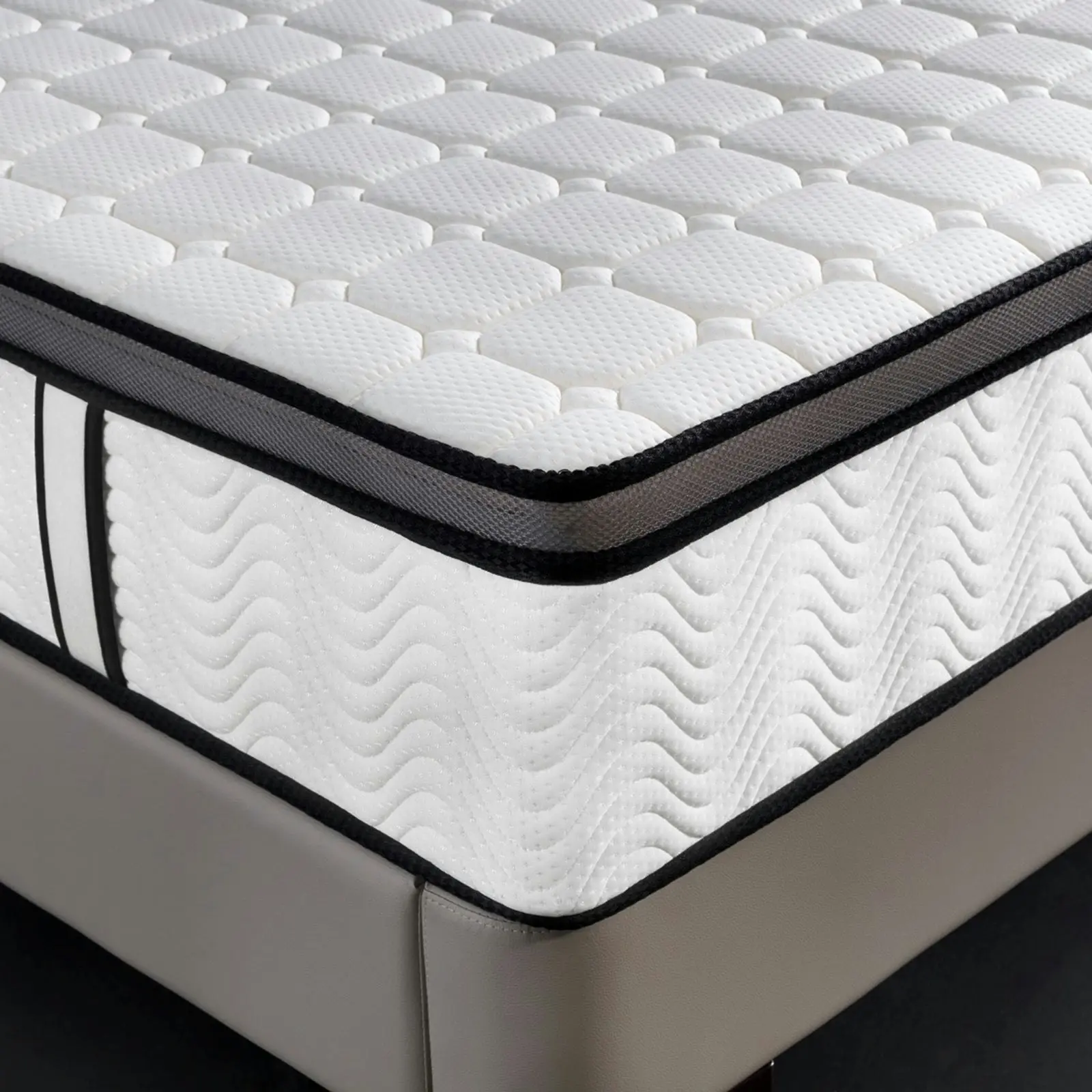 Ergopedic Mattress 5 Zone Latex Pocket Spring Mattress In A Box 30cm