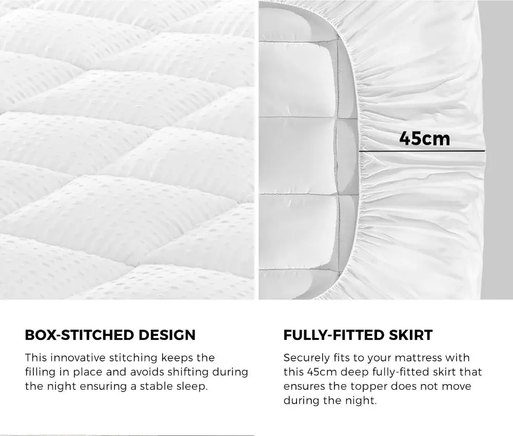 Mattress Topper Pillowtop Airflow Mesh 5cm