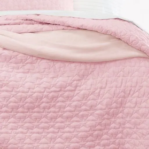 Jelly Bean BOBBY Coverlet Set - PINK & DENIM