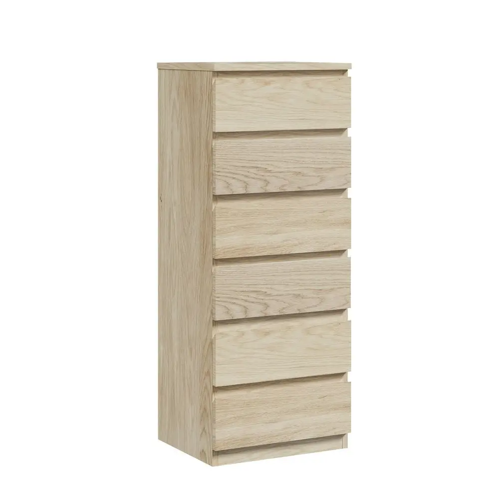 TEE 6 Chest of Drawers Lowboy Handle-Free Natural