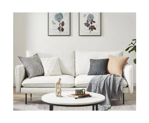 Aazeen Boucle 3 Seater Sofa