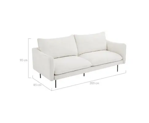 Aazeen Boucle 3 Seater Sofa