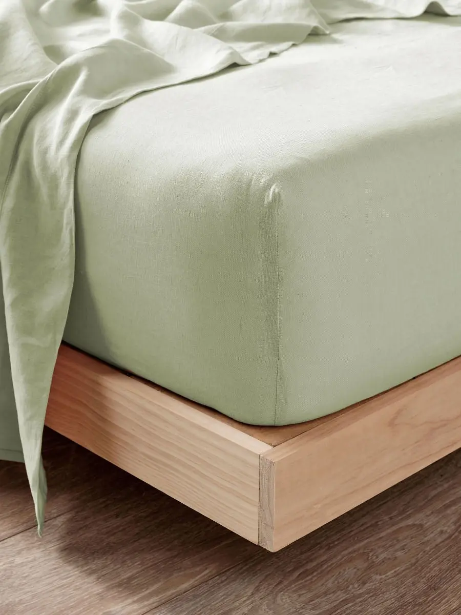 Linen House Nimes Sheet Set   Wasabi