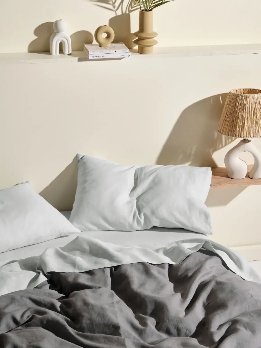 Linen House Pure Linen Sky Sheet Set