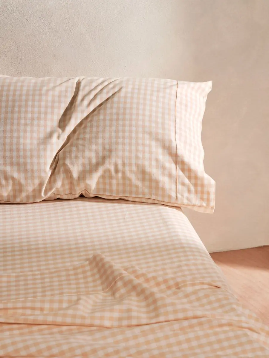 Linen House Springsteen Peach Sheet Set