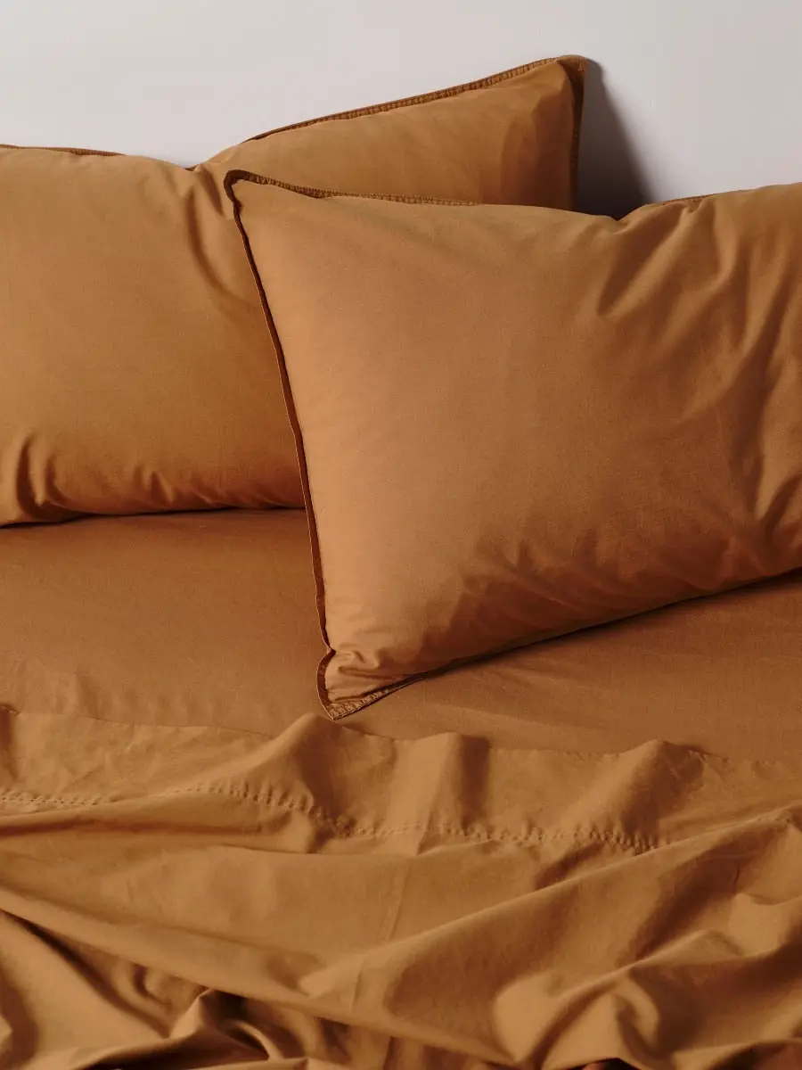 Linen House Terra Cinnamon Sheet Set