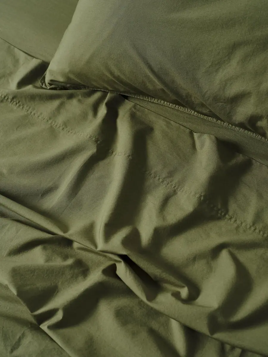 Linen House Terra Olive Sheet Set