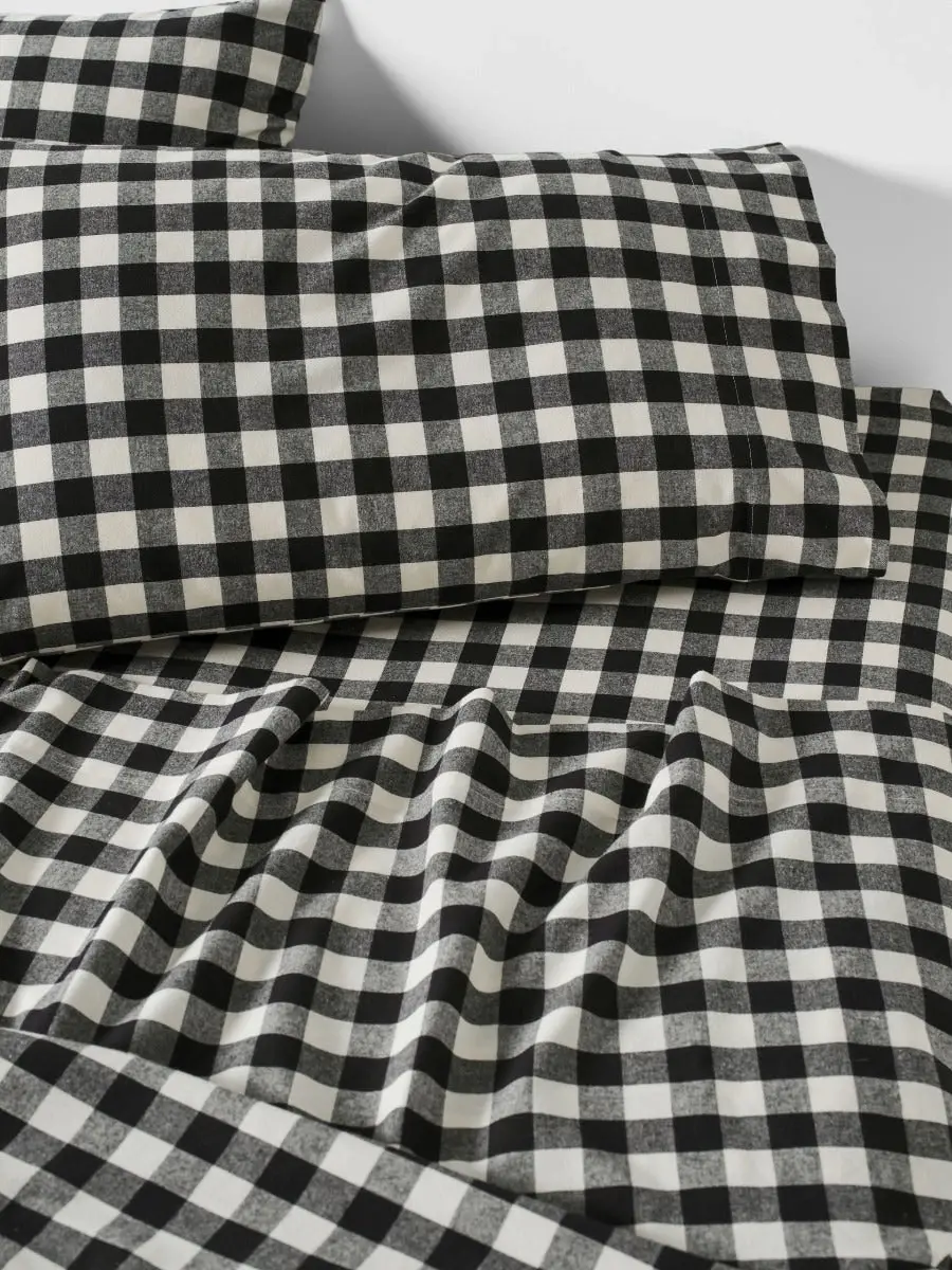 Linen House Wren Sheet Set   Black