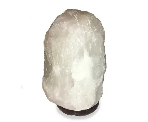 12V 12W 1-2Kg Himalayan White Salt Lamp Crystal Rock Natural Shape Unique Lamps