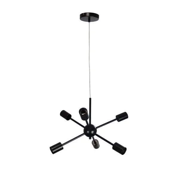 SPUTNIK.6 6-light Groovy Satellite Pendant