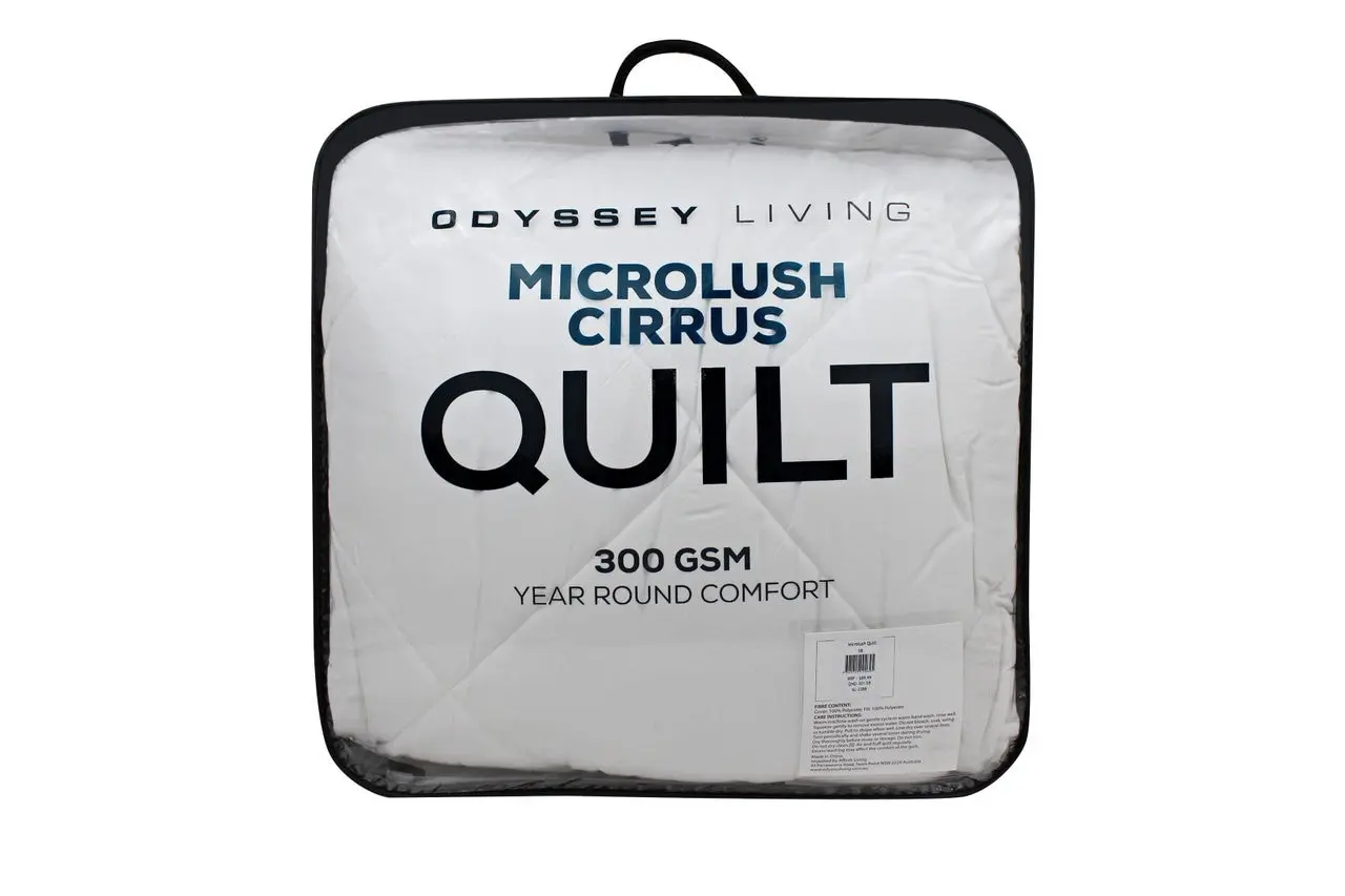 Odyysey Microlush Cirrius Quilt - 300gsm