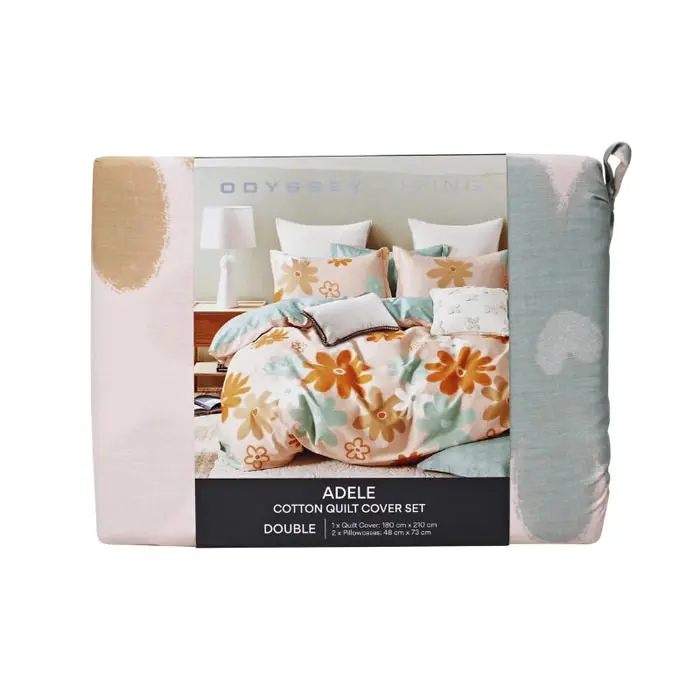 Odyssey Living Adele Printed Cotton Quilt Cover Set