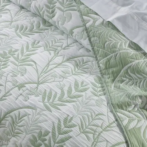 Bianca Bedding Eden Sage Polyester/Cotton Bedspread Set