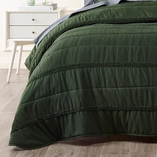 Bianca Bedding Vienna Green Polyester Bedspread Set