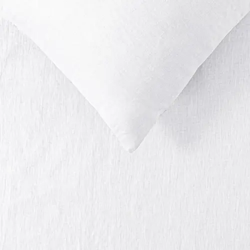 Vintage Design White French Linen Quilt Cover Set