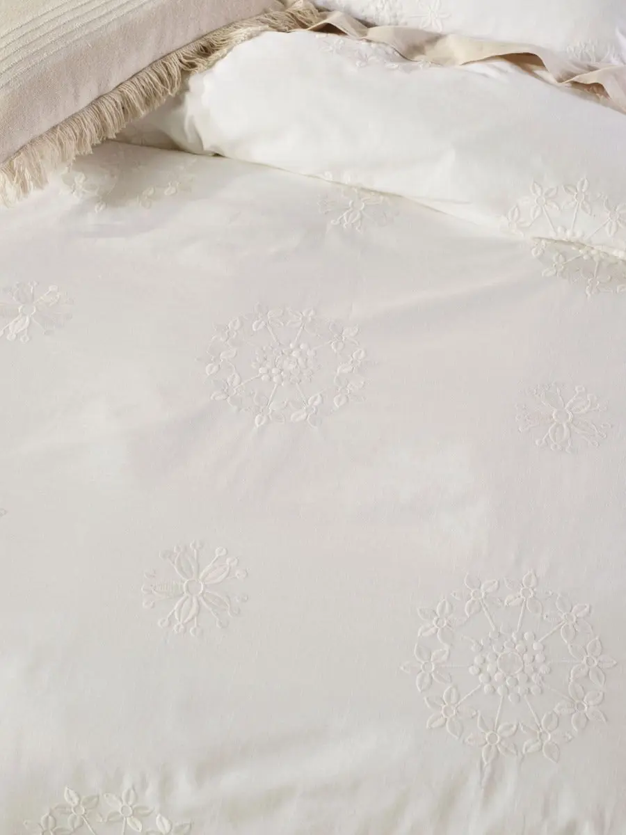 Linen House Amore Quilt Cover Set   White