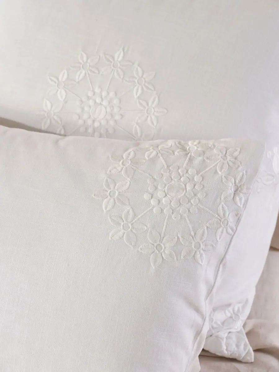 Linen House Amore Quilt Cover Set   White