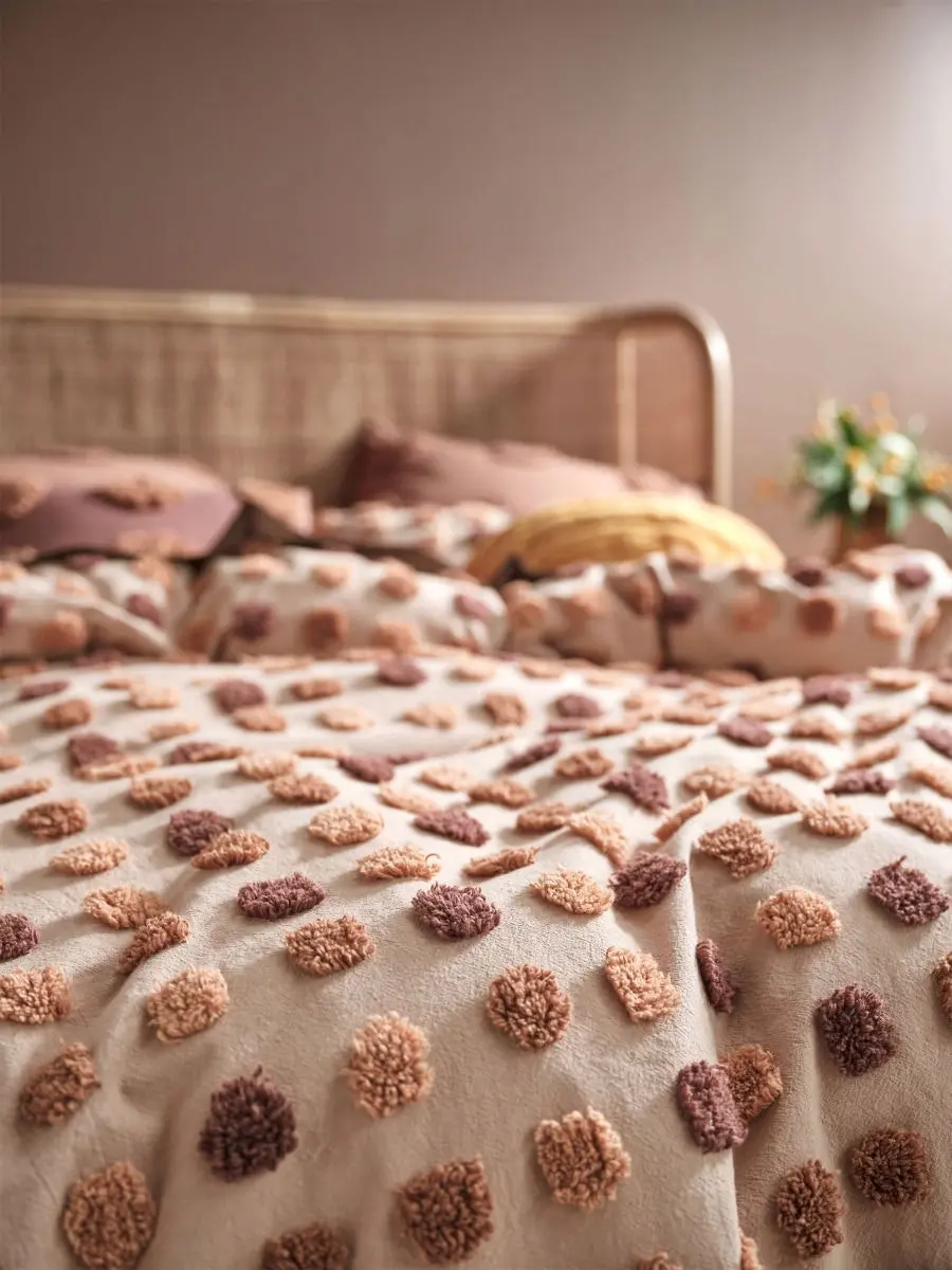 Linen House Haze Pecan Quilt Cover Set