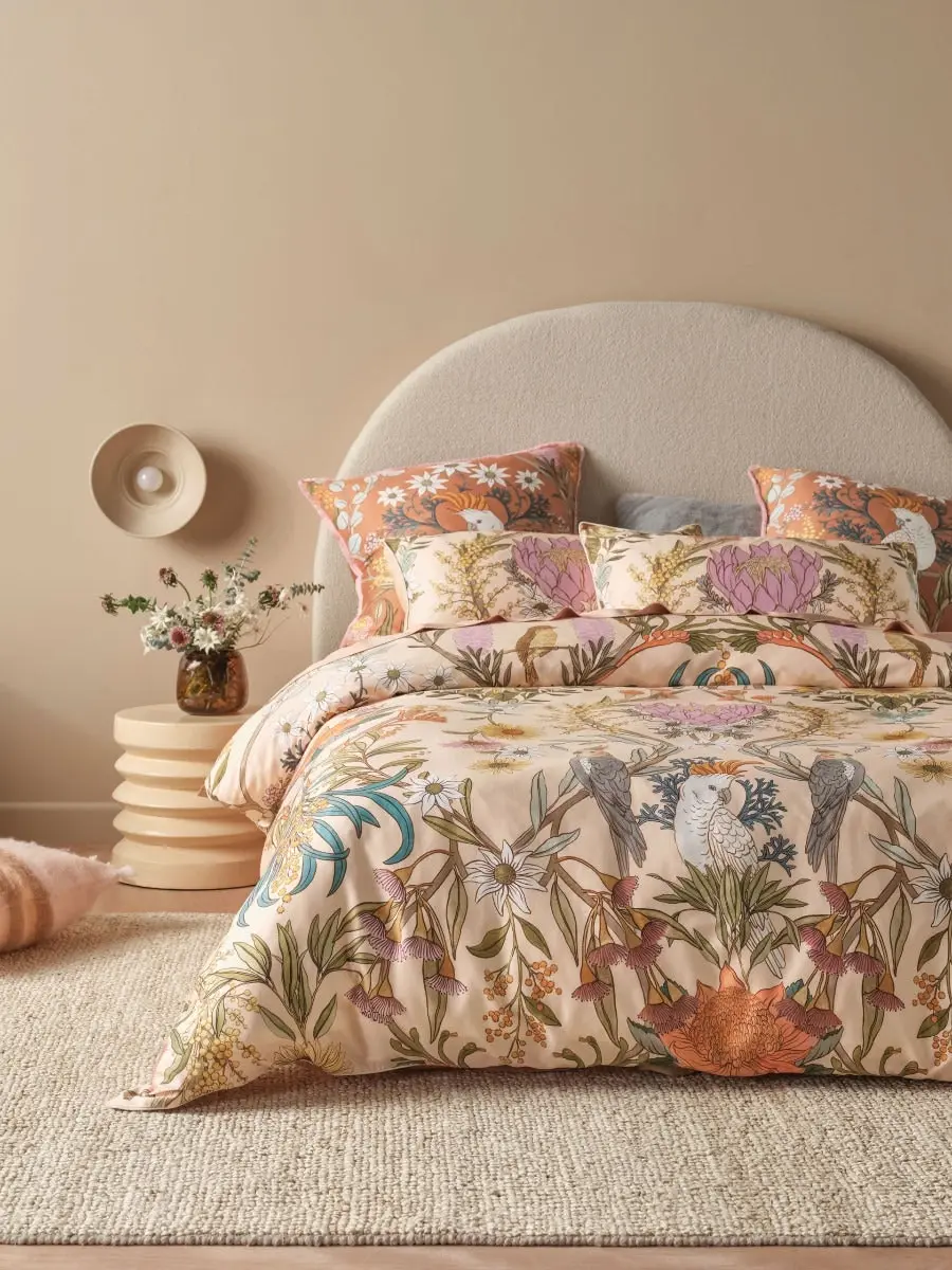 Linen House Victoria Quilt Cover Set   Apricot