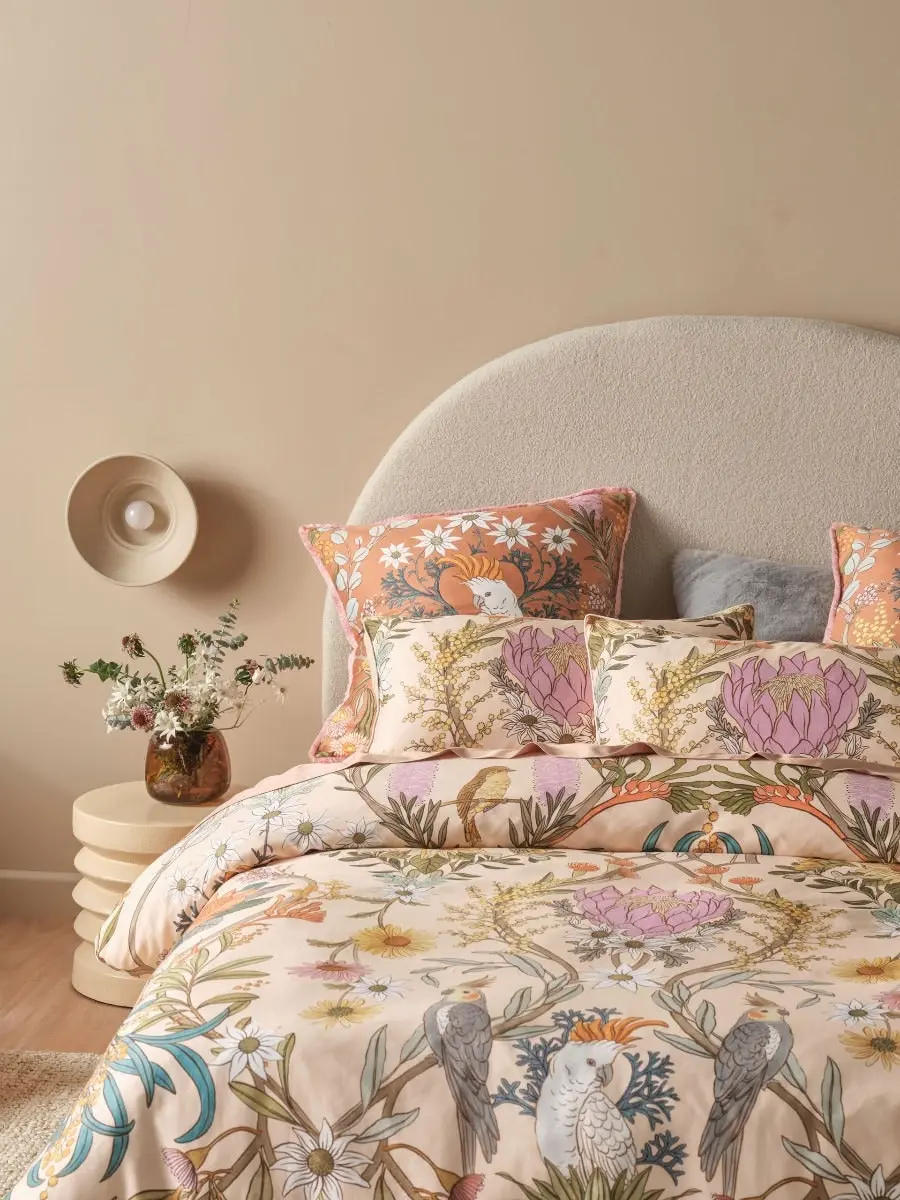 Linen House Victoria Quilt Cover Set   Apricot