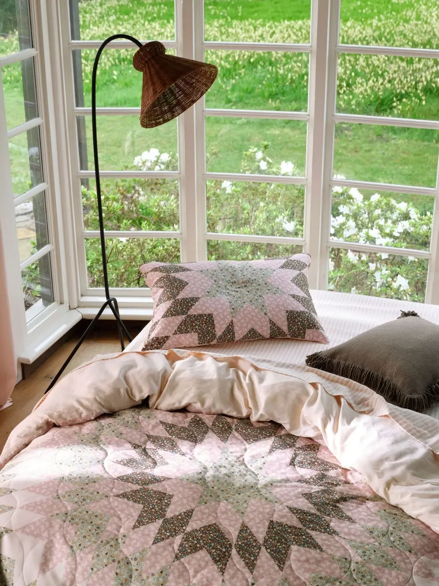 Linen House Dusty Quilt Cover Set   Rose