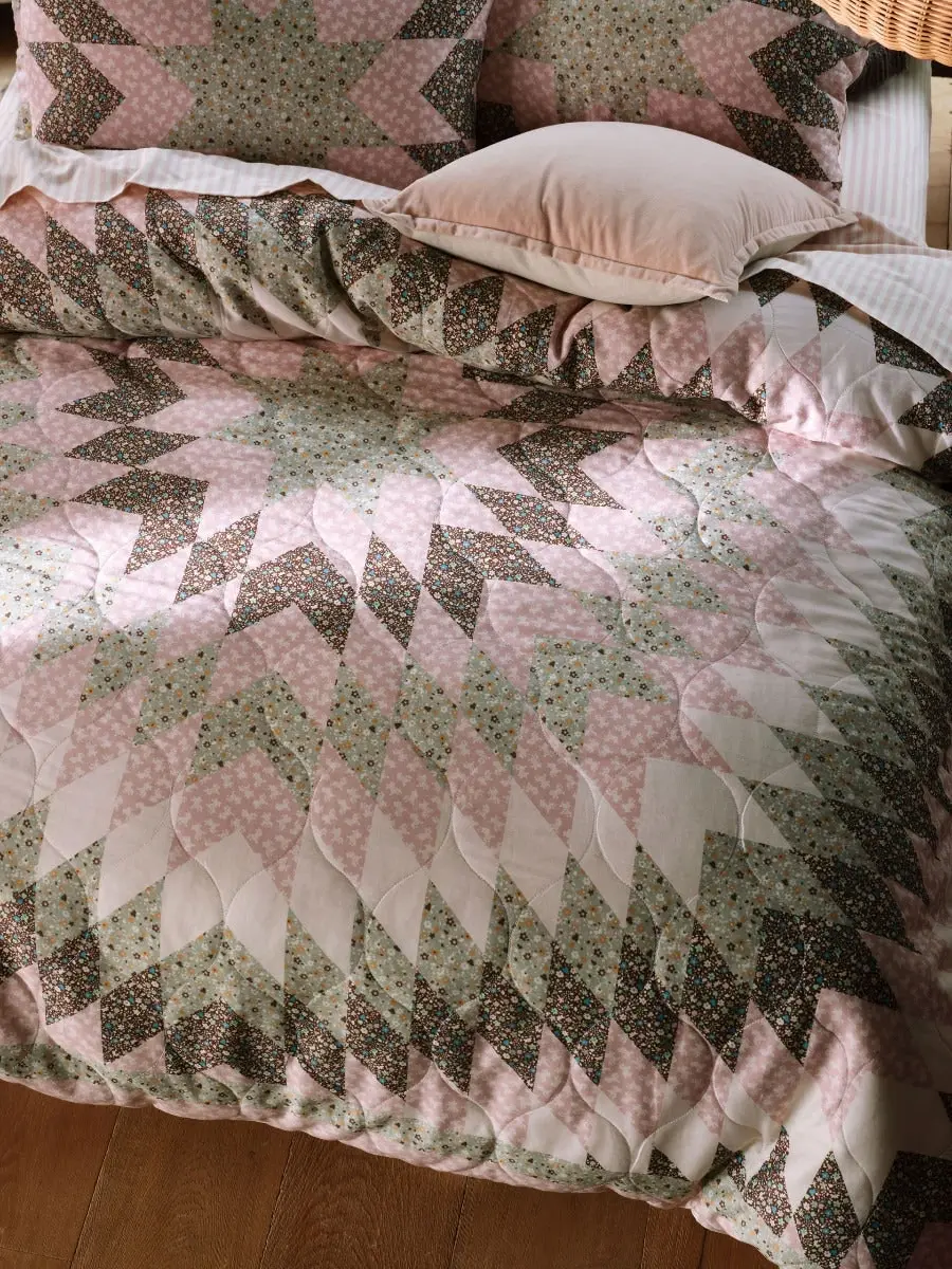 Linen House Dusty Quilt Cover Set   Rose