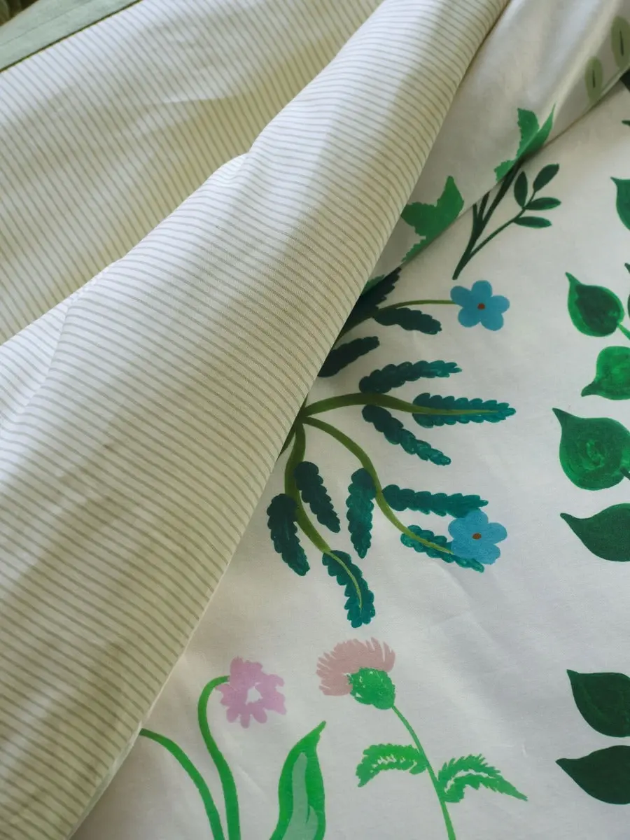 Linen House Lilly Quilt Cover Set   Vanilla