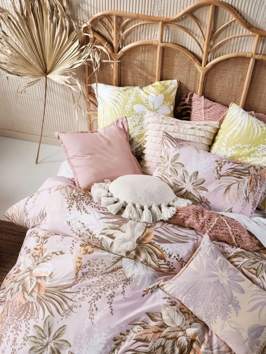 Linen House Harlow Pink Quilt Cover Set