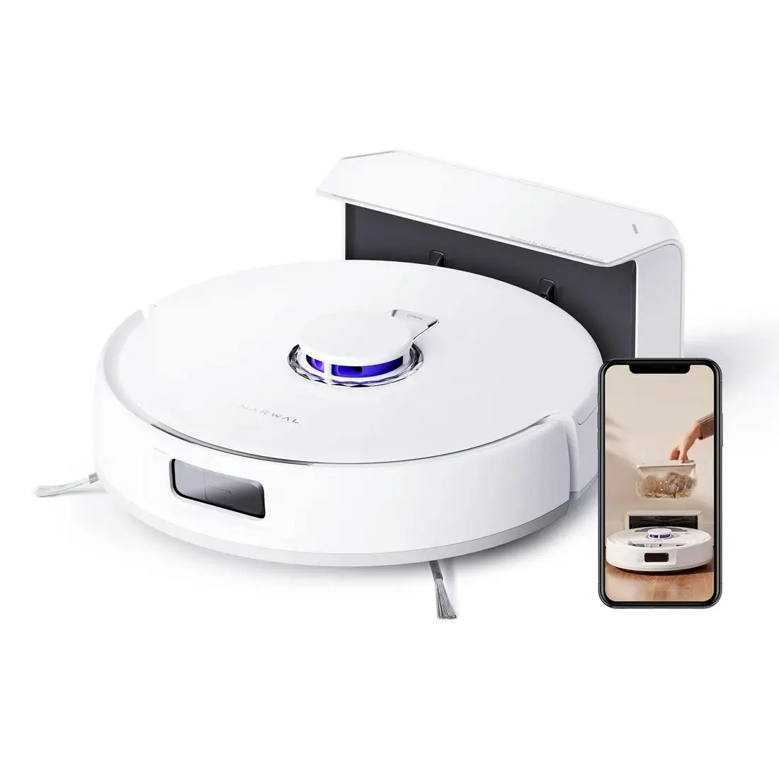 Narwal Freo X Plus Robot Vacuum Cleaner and Mop - White