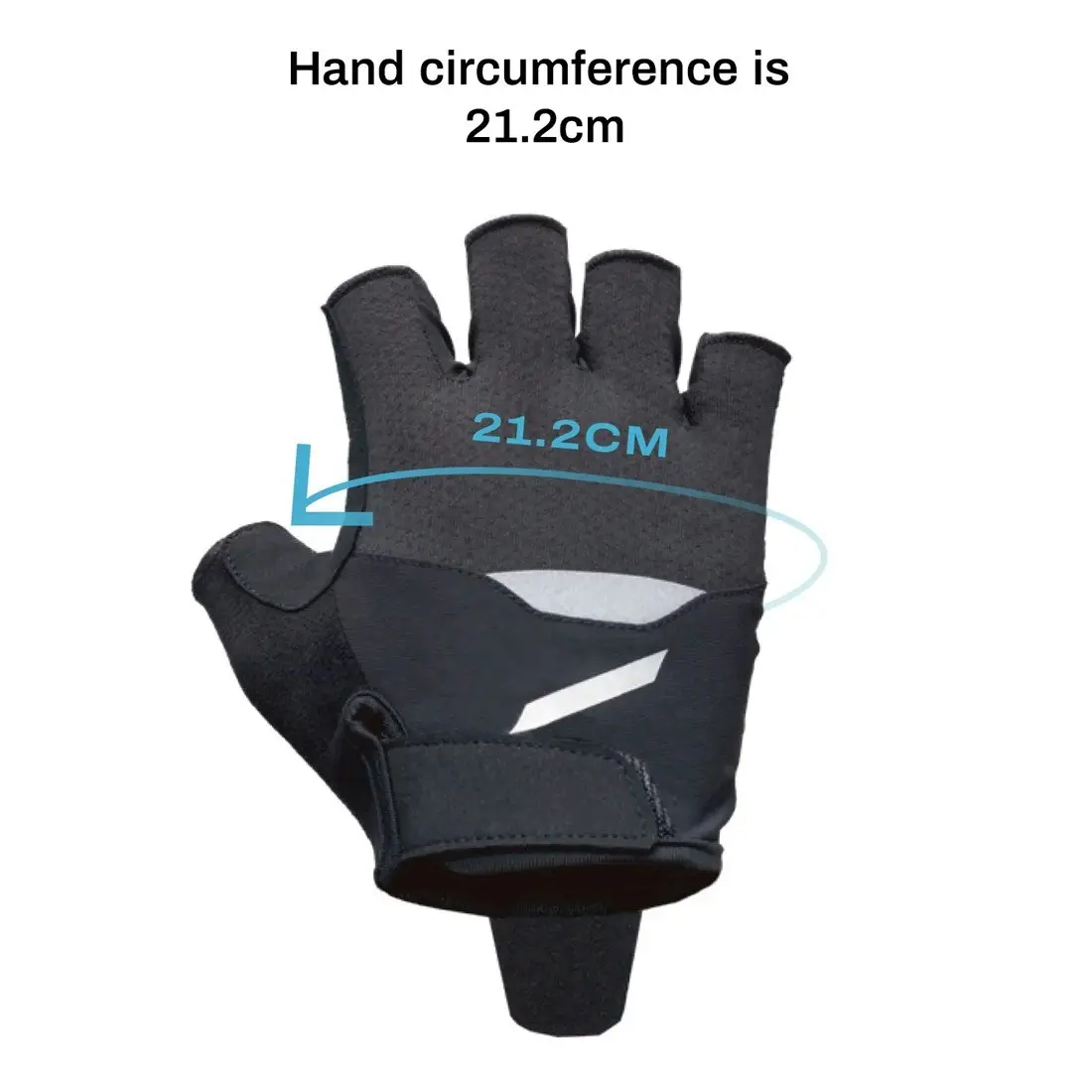 Daxys Breathable Cycling Gloves Half Finger Large DXYG02L - Black